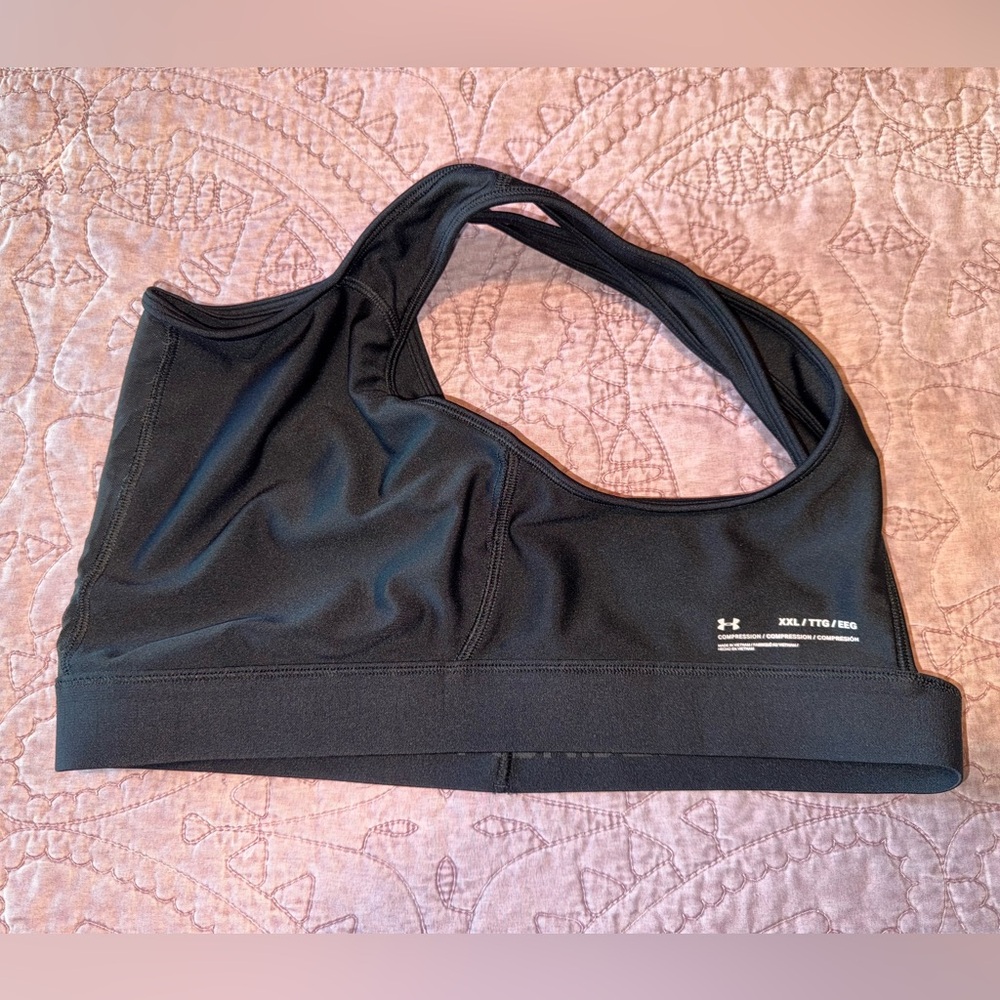 Under Armour Women's Charcoal Sports Bra - Picture 5 of 12